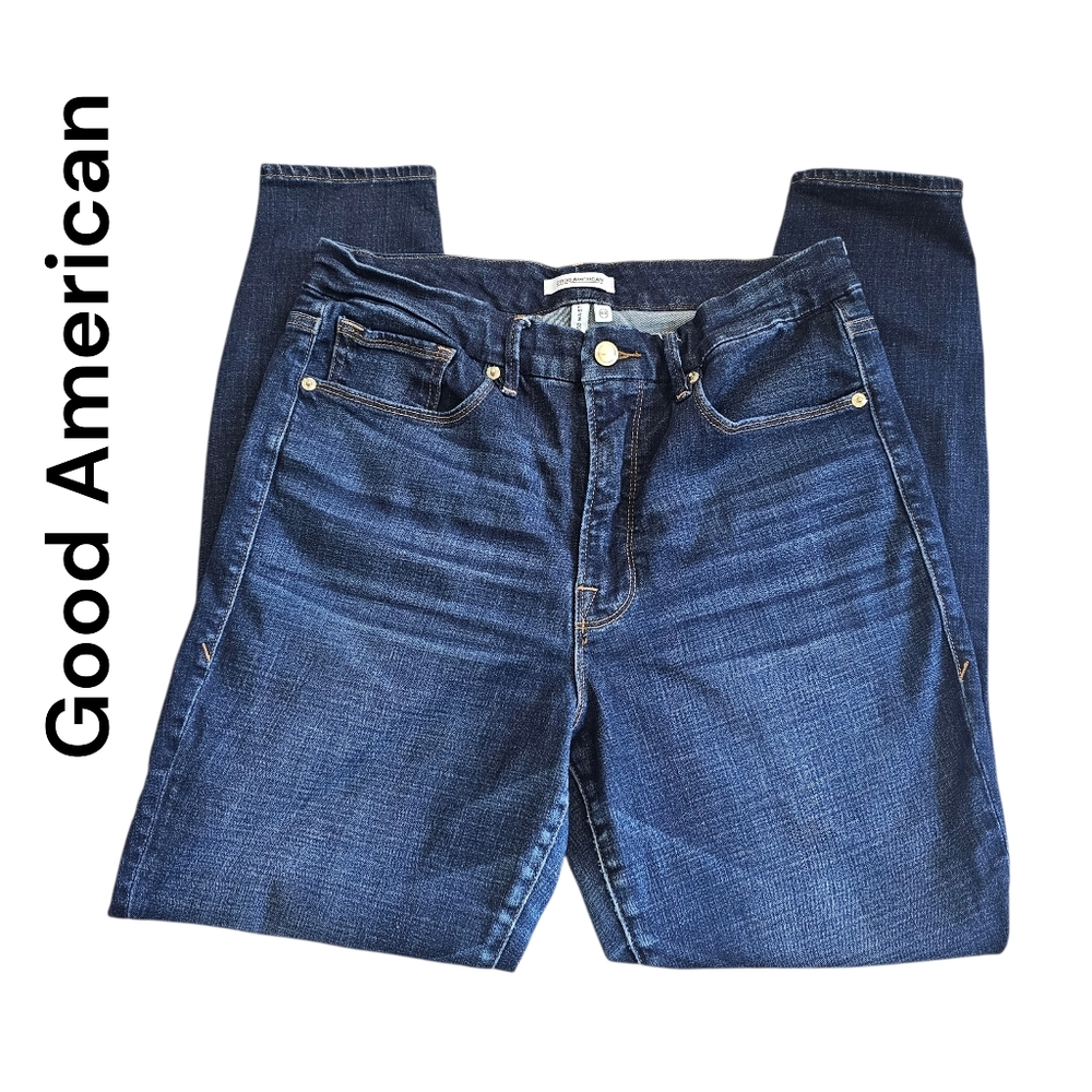 Good American Indigo Slim Fit Skinny Jeans